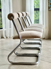 Load image into Gallery viewer, Retro Chrome Dining Chairs
