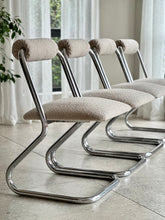 Load image into Gallery viewer, Retro Chrome Dining Chairs
