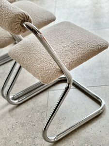 Retro Chrome Dining Chairs