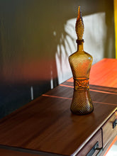 Load image into Gallery viewer, Vintage Amber Genie Bottle

