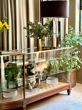 Load image into Gallery viewer, Vintage Haberdashery/Shop Counter - Brass Framed &amp; Glass
