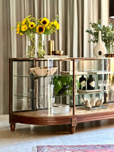 Load image into Gallery viewer, Vintage Haberdashery/Shop Counter - Brass Framed &amp; Glass
