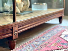 Load image into Gallery viewer, Vintage Haberdashery/Shop Counter - Brass Framed &amp; Glass
