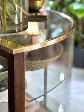 Load image into Gallery viewer, Vintage Haberdashery/Shop Counter - Brass Framed &amp; Glass
