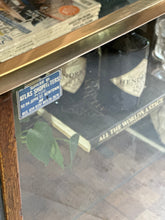 Load image into Gallery viewer, Vintage Haberdashery/Shop Counter - Brass Framed &amp; Glass
