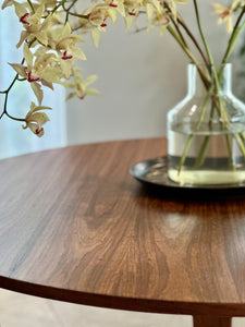 Round Dining Table with Six Matching Chairs