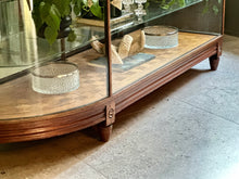 Load image into Gallery viewer, Vintage Haberdashery/Shop Counter - Brass Framed &amp; Glass

