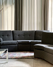 Load image into Gallery viewer, Vintage, Curved, Five Piece Modular Couch
