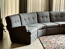 Load image into Gallery viewer, Vintage, Curved, Five Piece Modular Couch

