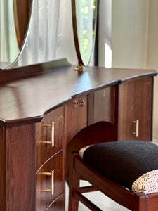 Frystark Dressing Table with Stool