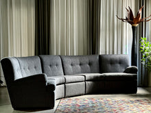 Load image into Gallery viewer, Vintage, Curved, Five Piece Modular Couch
