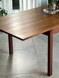 Mid-Century Kiaat Extendable Dining Table