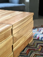 Load image into Gallery viewer, Pair of Square Side Tables | Pedestals | Coffee Table
