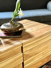 Load image into Gallery viewer, Pair of Square Side Tables | Pedestals | Coffee Table
