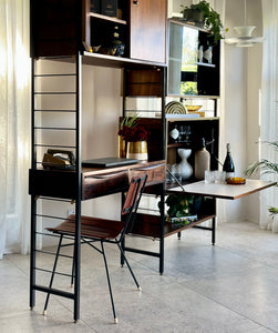 Mid-Century Solid Imbuia Modular Unit