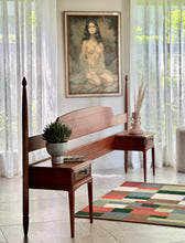 Load image into Gallery viewer, Queen Headboard with Attached Pedestals
