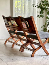 Load image into Gallery viewer, Theatre | Church Style Folding Two-Seater Bench and Chair
