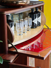 Load image into Gallery viewer, Retro Cocktail | Drinks Cabinet with Pull-out Serving &amp; Storage
