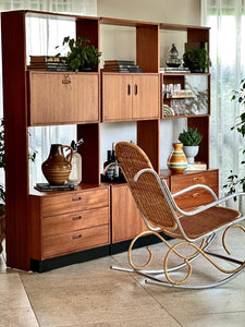 Modular Wall Unit with Three Bays