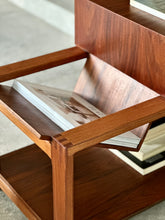 Load image into Gallery viewer, Pair of Pedestals with a Integrated Magazine Holder | By Torrente Furniture
