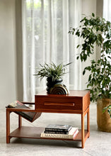 Load image into Gallery viewer, Pair of Pedestals with a Integrated Magazine Holder | By Torrente Furniture
