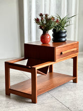 Load image into Gallery viewer, Pair of Pedestals with a Integrated Magazine Holder | By Torrente Furniture
