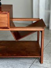Load image into Gallery viewer, Pair of Pedestals with a Integrated Magazine Holder | By Torrente Furniture
