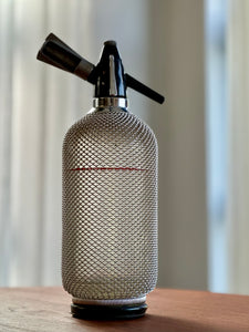 Vintage Meshed Soda Syphon