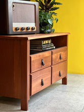 Load image into Gallery viewer, Two-Tiered Media/ Storage Cabinet
