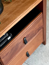 Load image into Gallery viewer, Two-Tiered Media/ Storage Cabinet
