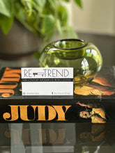 Load image into Gallery viewer, Pair of Green Glass Vases/Candle Holders
