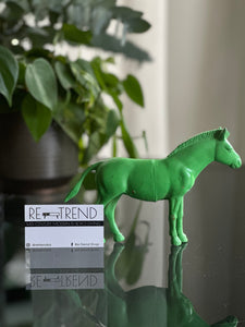 Green Horse Figurine