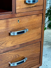 Load image into Gallery viewer, Symmetrical Art Deco Dresser &amp; Stool
