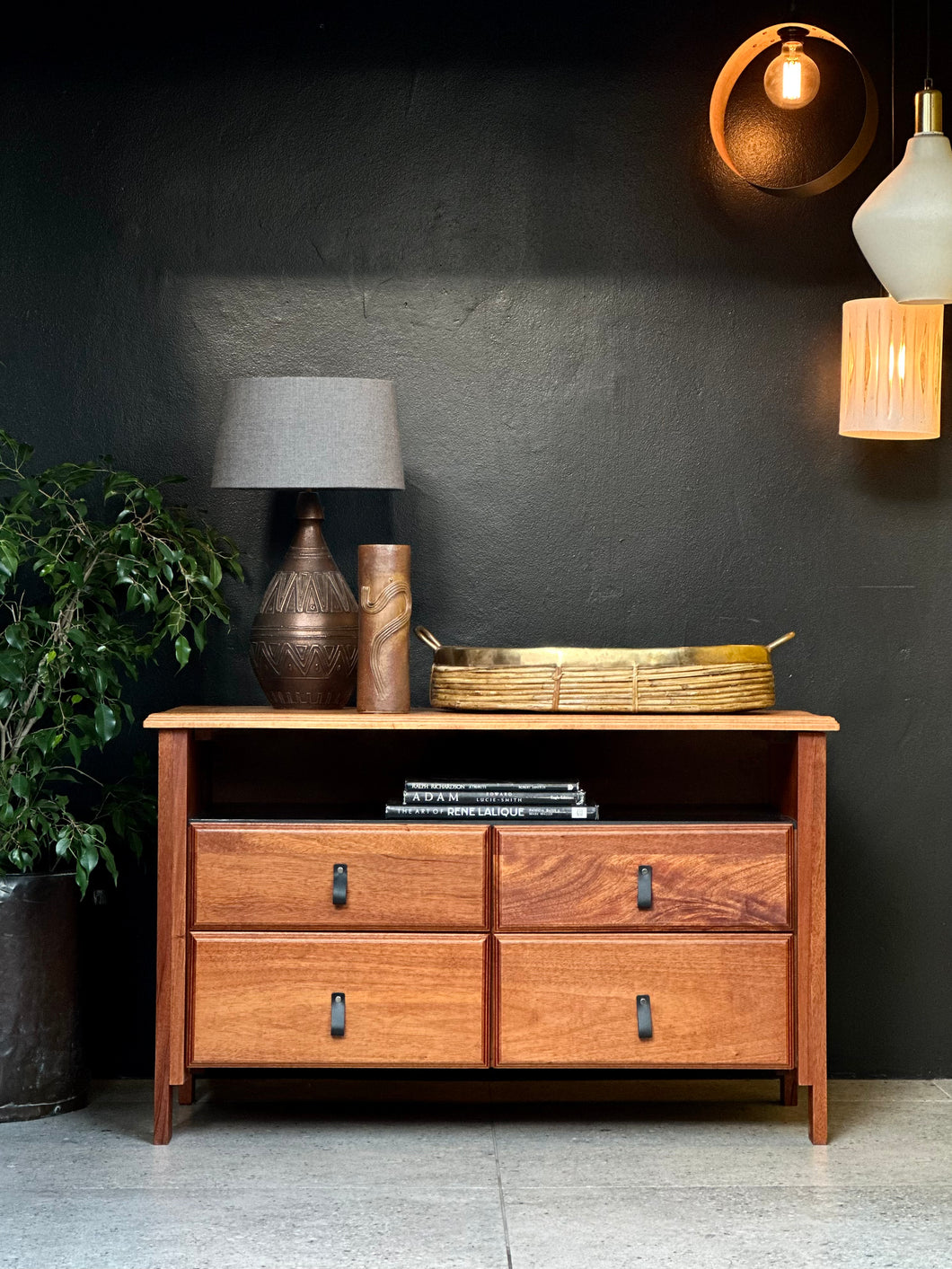 Two-Tiered Media/ Storage Cabinet