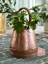 Load image into Gallery viewer, Tall Copper Scuttle with Handle
