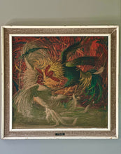 Load image into Gallery viewer, Vladimir Tretchikoff: &quot;Fighting Cocks&quot; Framed Print
