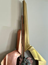 Load image into Gallery viewer, Giovanni Schoeman (1940-1981) “URSPRUNG&quot; - “WANDOBJEKT” Sculpture in Bronze &amp; Brass
