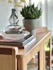 Vintage Cabinet With Glass Doors