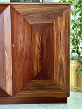 Load image into Gallery viewer, Impressive Kiaat Cabinet with Geometric Door Design
