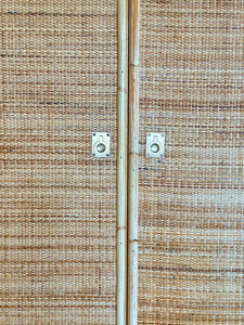 Vintage, Italian Rattan & Bamboo Wardrobe