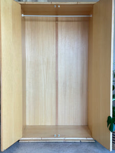 Vintage, Italian Rattan & Bamboo Wardrobe