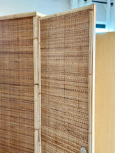 Load image into Gallery viewer, Vintage, Italian Rattan &amp; Bamboo Wardrobe
