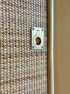 Vintage, Italian Rattan & Bamboo Wardrobe