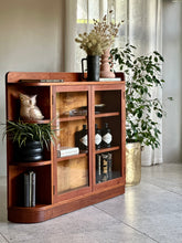 Load image into Gallery viewer, Narrow, Art Deco Style Bookcase | Display Cabinet
