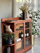 Load image into Gallery viewer, Narrow, Art Deco Style Bookcase | Display Cabinet
