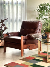 Load image into Gallery viewer, Mid-Century Teak Lounge Chair — Scandinavian Influence, c.1970s
