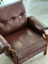 Load image into Gallery viewer, Mid-Century Teak Lounge Chair — Scandinavian Influence, c.1970s

