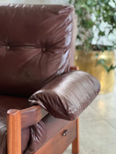 Load image into Gallery viewer, Mid-Century Teak Lounge Chair — Scandinavian Influence, c.1970s
