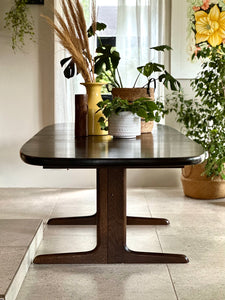 Mid-Centuty "Skovby" Extendable Dining Table - Two Concealed Extensions