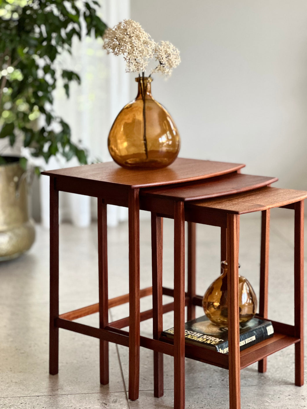 Nest of Mahogany Tables